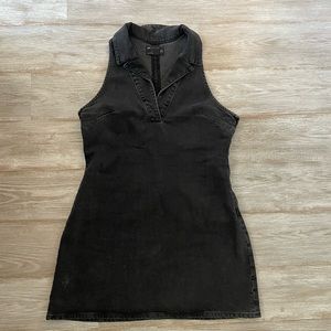 ASOS Denim Collared Dress